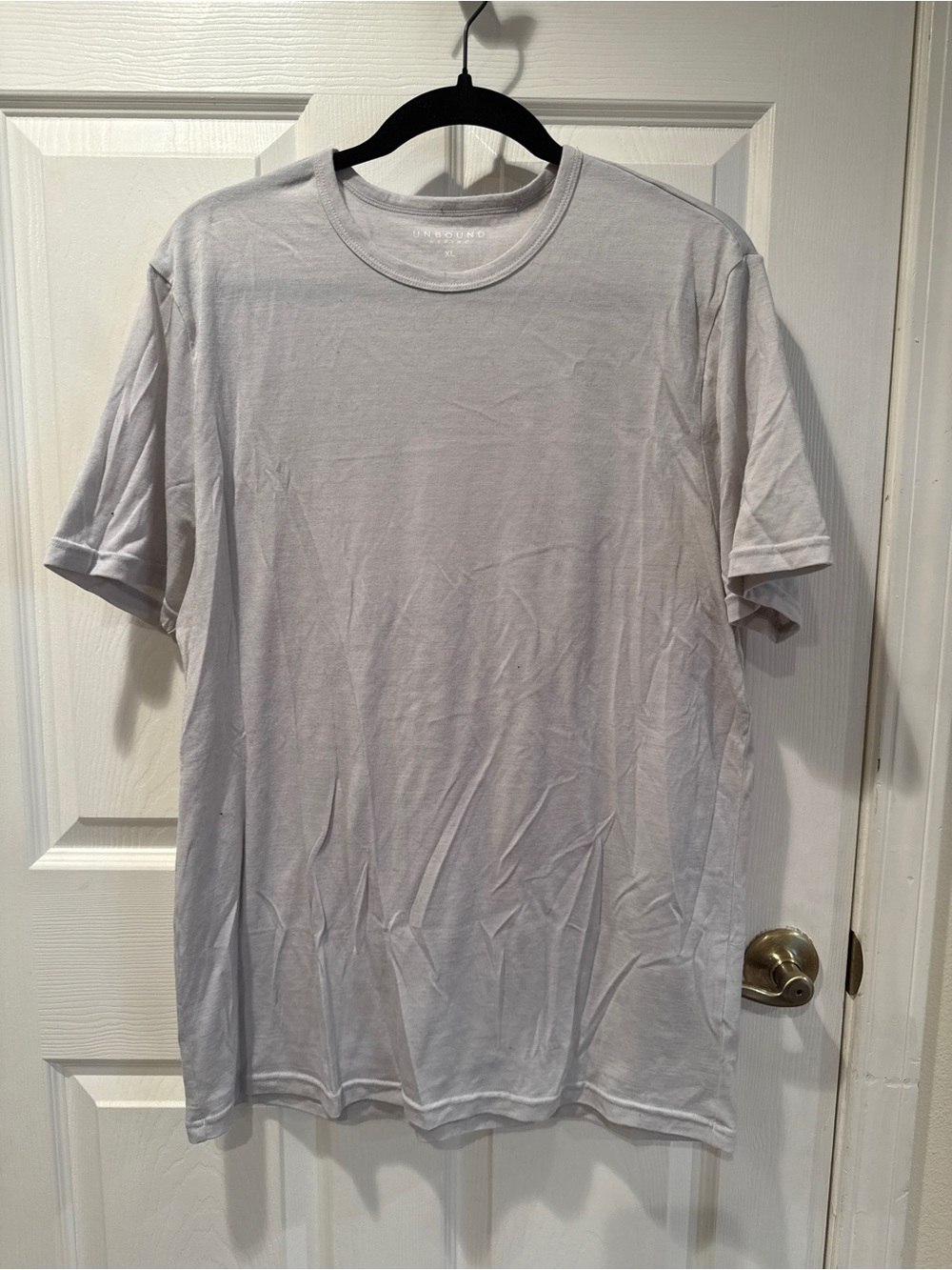 Unbound Merino 100% Merino Wool Men's Light Gray Crew Neck Short Sleeve T-Shirt